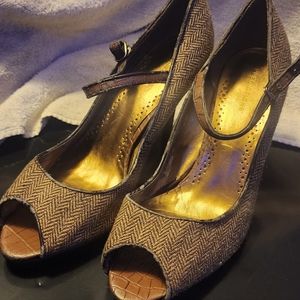Women's USED Predictions Open Toed Heels Size 11